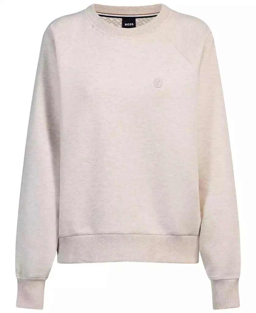 Hugo Boss Women's Mélange Cotton-Blend Sweatshirt 2