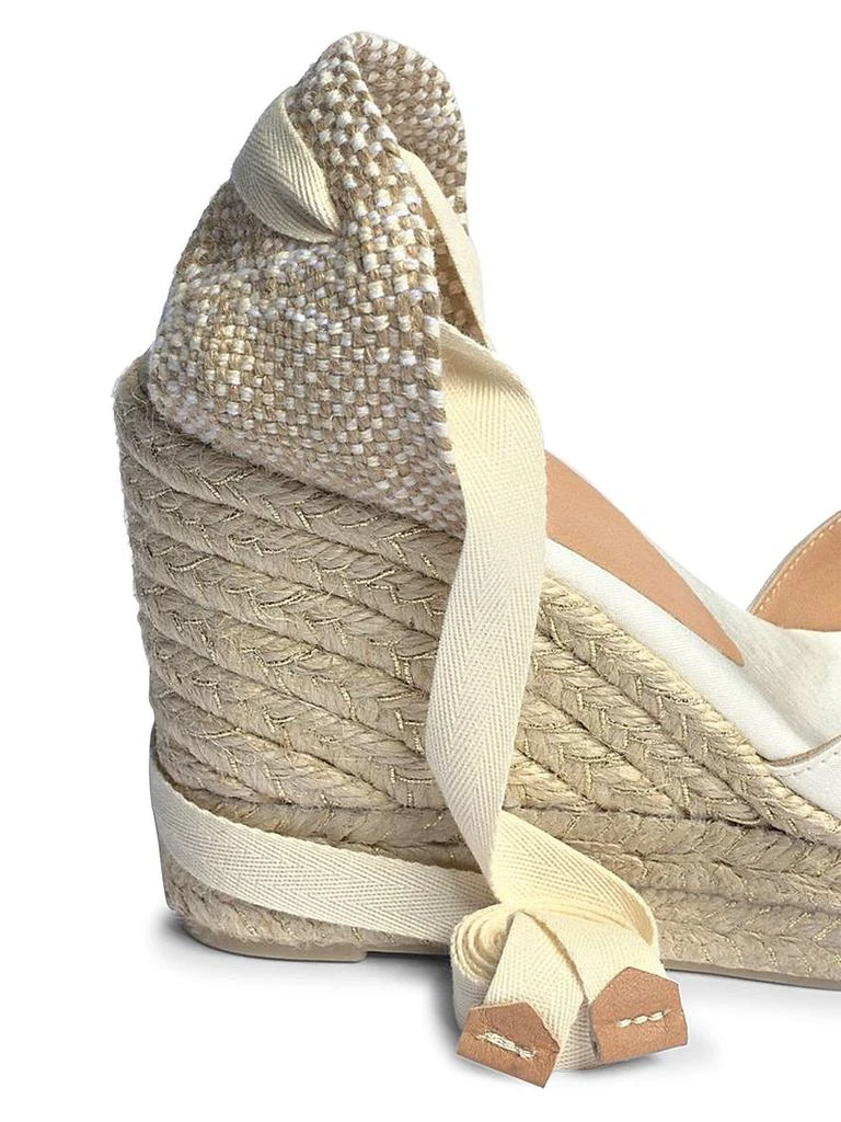 CASTAÑER Chiara Satin Platform Wedge Espadrilles 3