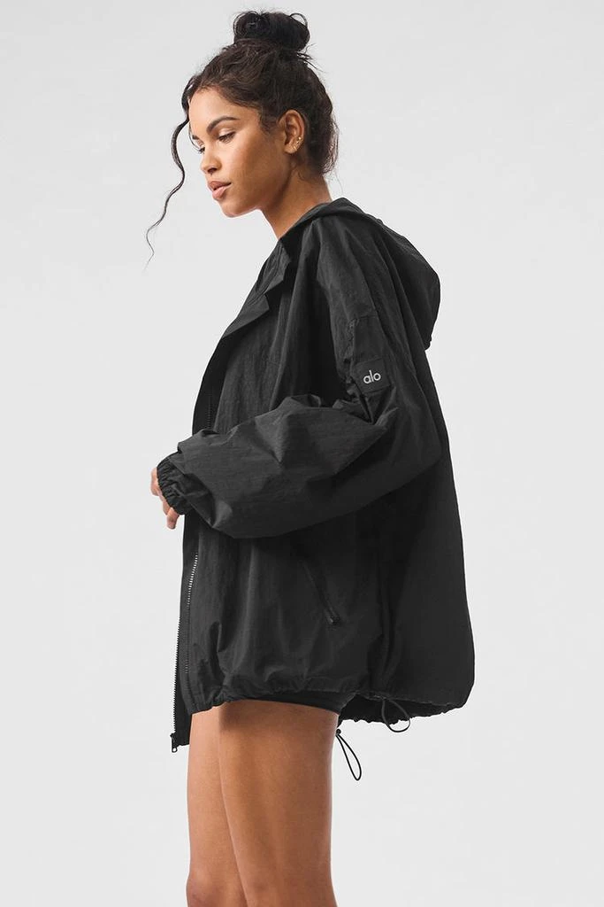 Alo Vantage Nylon Ripstop Track Jacket - Black 3