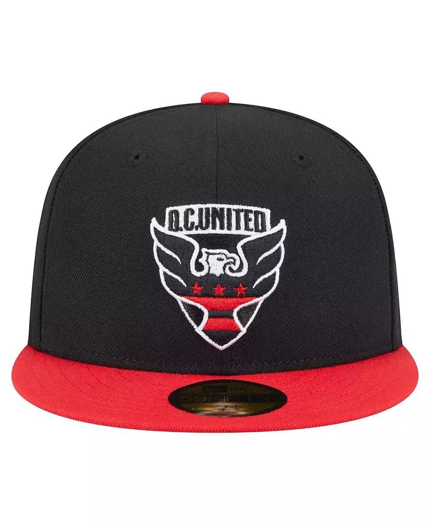 New Era Men's Black D.C. United 2025 Kickoff 59FIFTY Fitted Hat 2