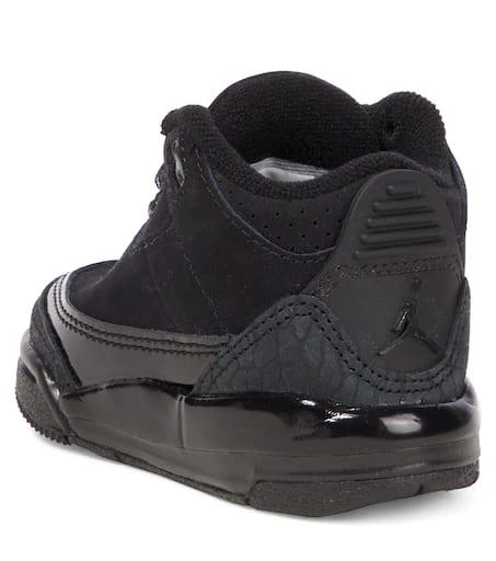 NIKE Baby Jordan 3 Retro leather sneakers 2