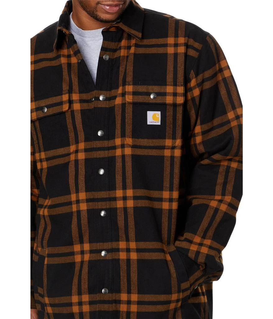 Carhartt Relaxed Fit Flannel Sherpa-Lined Shirt Jacket 3