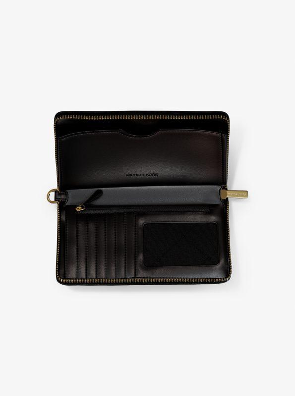 Michael Kors Jet Set Large Signature Logo Smartphone Wallet