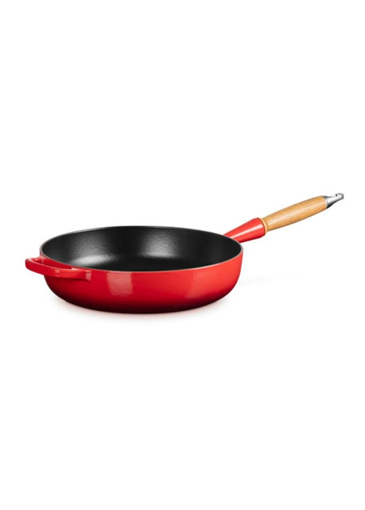Le Creuset Signature cast iron saute pan with wooden handle 28cm 3.6l 1
