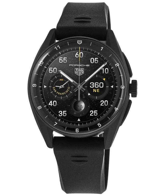 TAG Heuer Tag Heuer Connected Calibre E4 - 42mm Digital Dial Black Rubber Strap Men's Watch SBR8081.BT6299 1