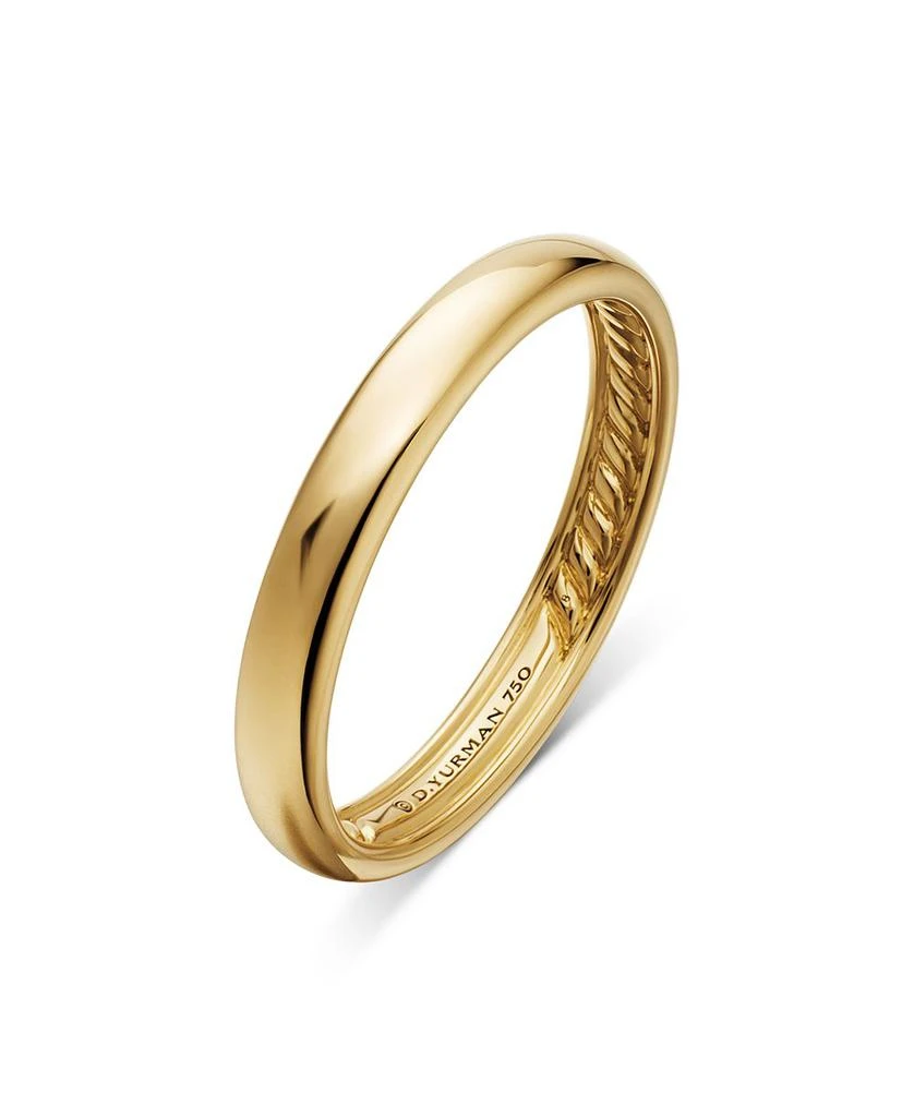 David Yurman Men
s 18K Yellow Gold Classic Band 3
