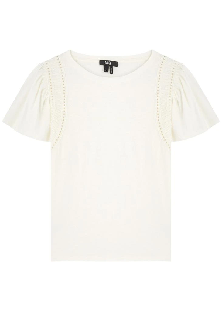 Paige Paisley cotton-blend T-shirt 1