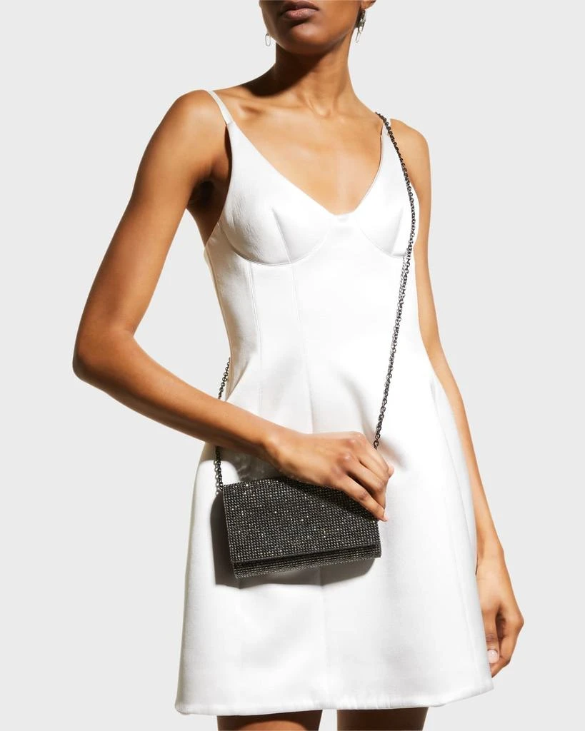 Judith Leiber Fizzy Crystal Flap Clutch Bag 5