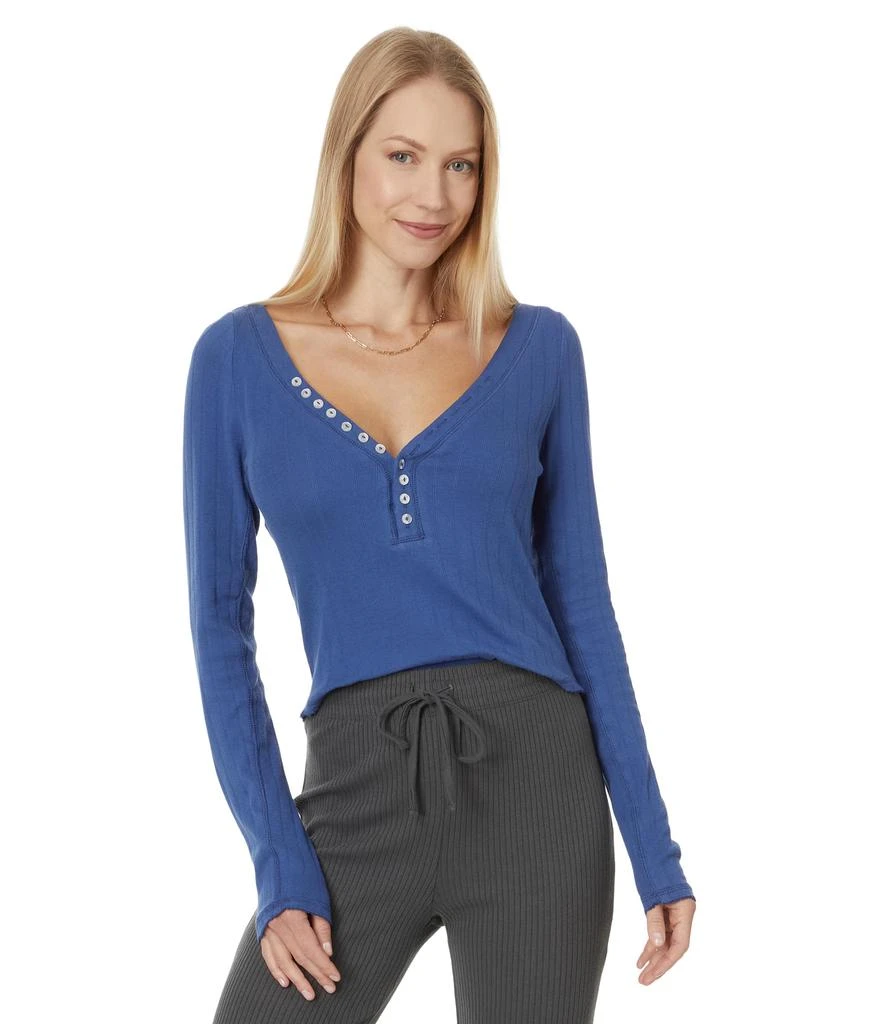 Free People Coffee Chat Long Sleeve 1