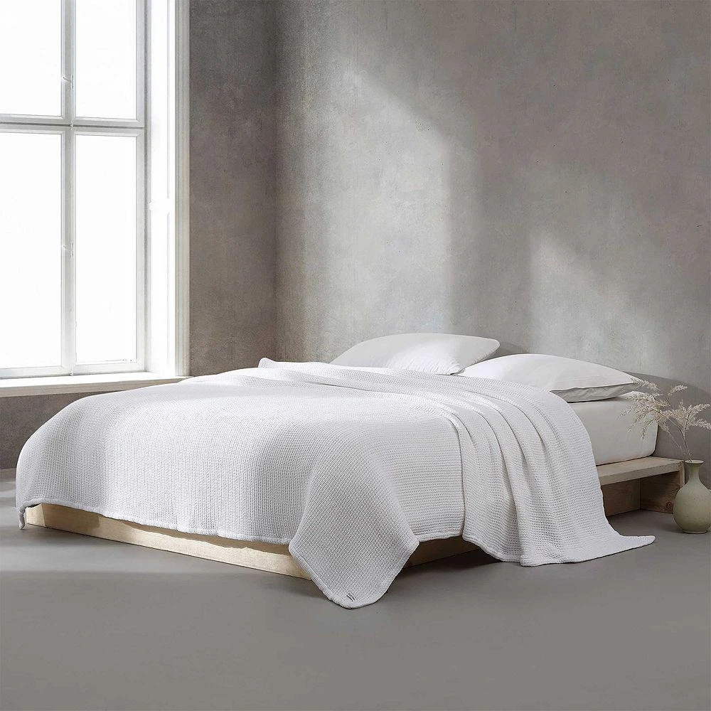 Calvin Klein Honeycomb Cotton Blanket, King 1