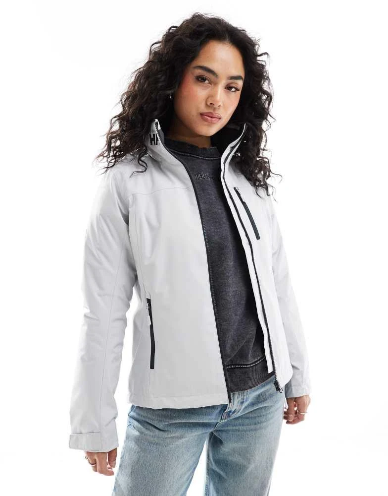 Helly Hansen Helly Hansen Crew hooded midlayer sailing jacket 2.0 in grey 2