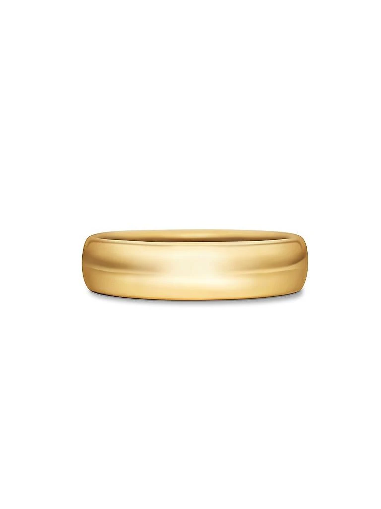 David Yurman DY Classic Band Ring in 18K Yellow Gold, 6mm 1