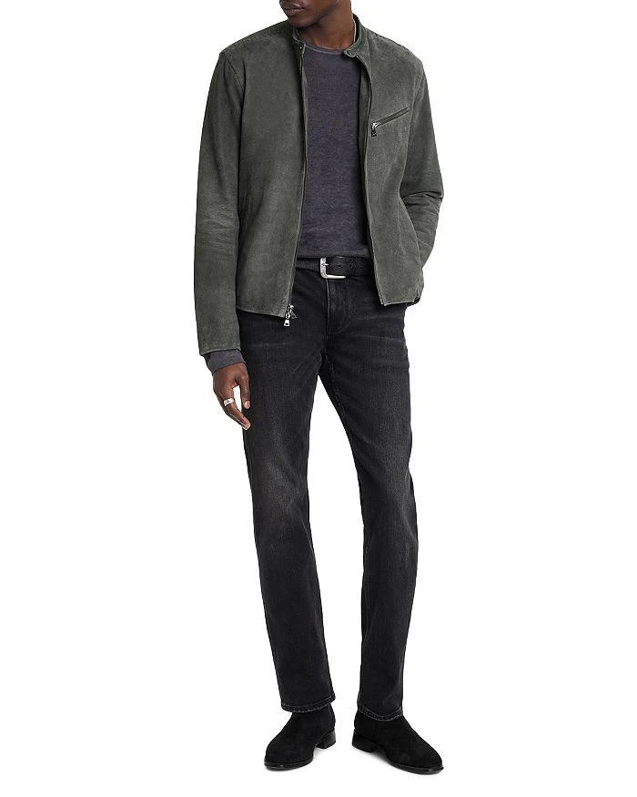 John Varvatos Reed Leather Racer Jacket 2