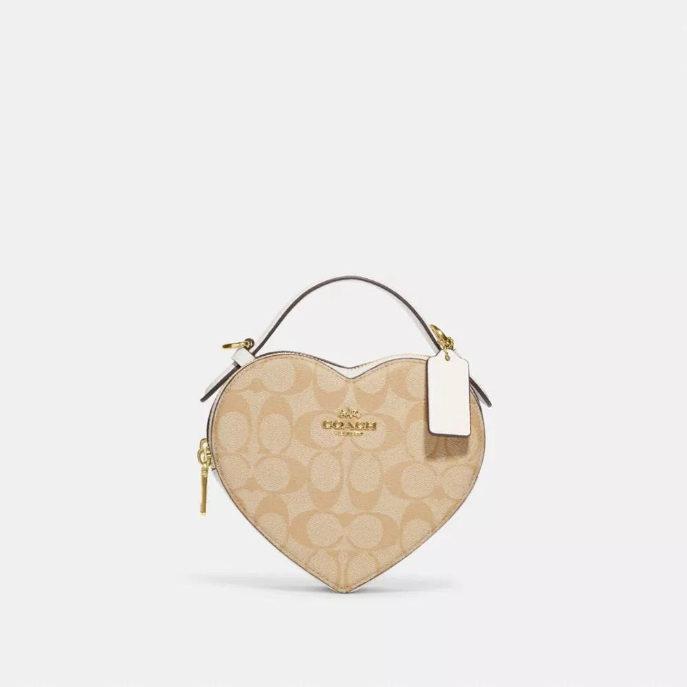 Coach Heart Crossbody In Signature Canvas 1