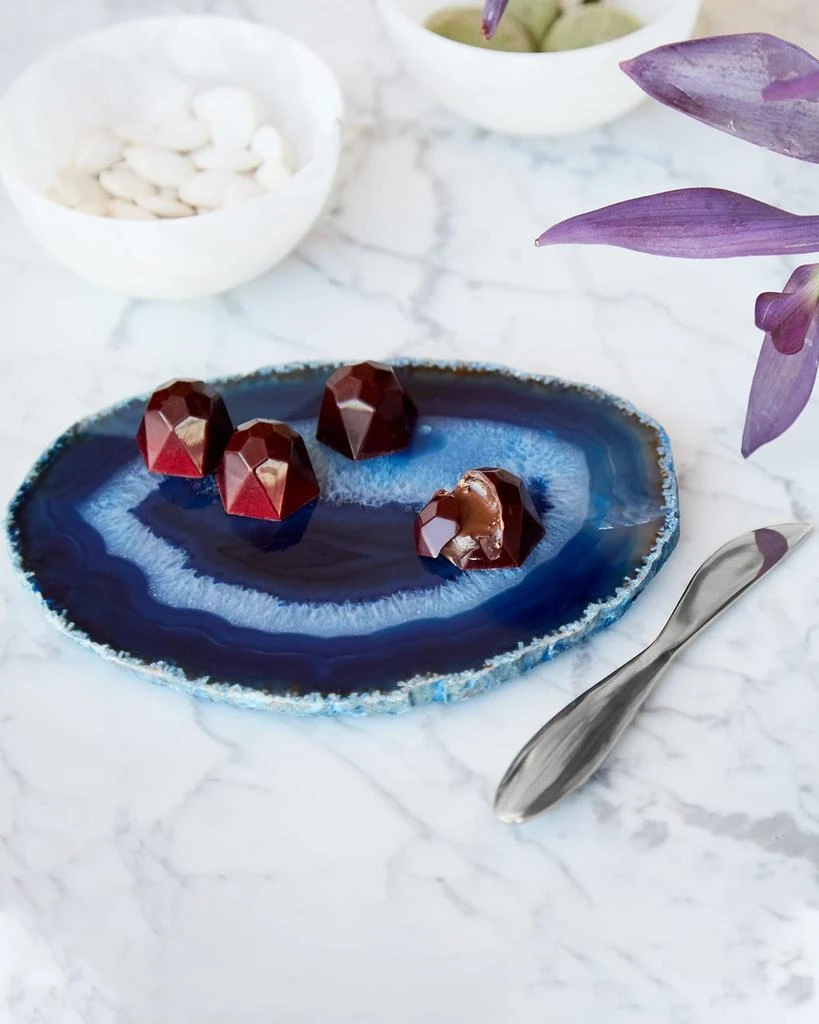ANNA New York Ita Blue Cheese Plate & Forma Spreader 3
