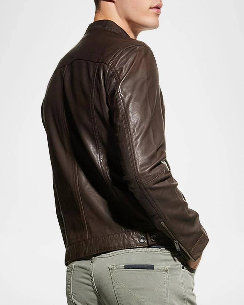 John Varvatos Men's Lambskin Leather Jacket 6