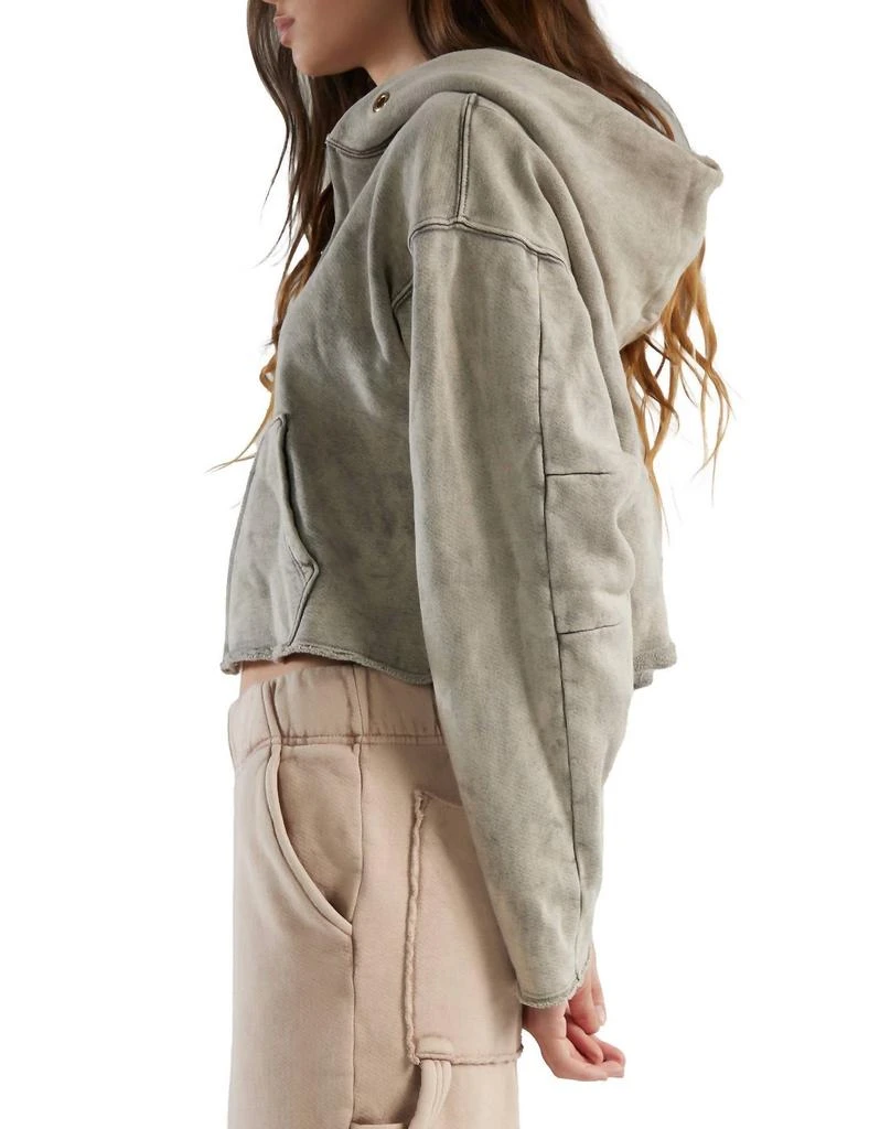 Les Tien Les Tien - Les Tien Rosa Raw Zip Hoodie 3