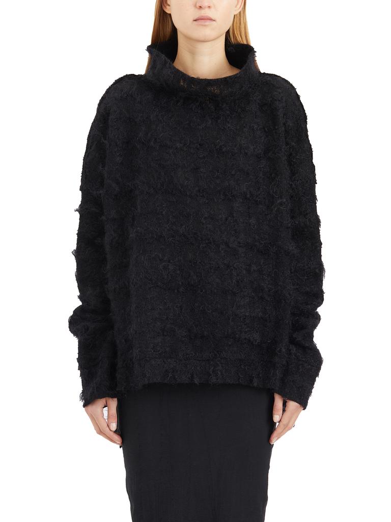 MARC LE BIHAN MOHAIR AND WOOL TURTLENECK SWEATER
