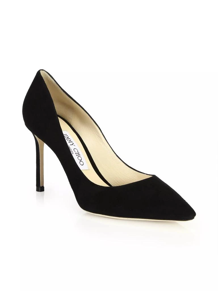 Jimmy Choo Romy 85MM Suede Pumps 1