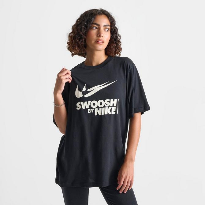 NIKE Women s Nike Swoosh Boyfriend T Shirt Lingerie BeyondStyle