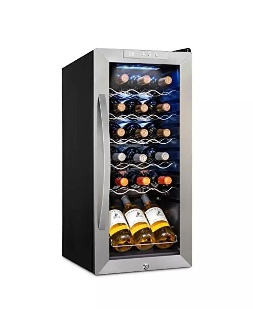 Schmecke Freestanding Wine Refrigerator, 18 Bottle Wine Cooler