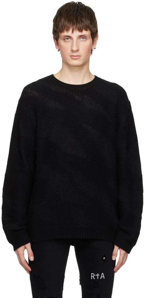 RTA Black Creed Sweater 1