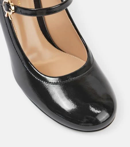 Gianvito Rossi Carla 85 patent leather Mary Jane pumps 6