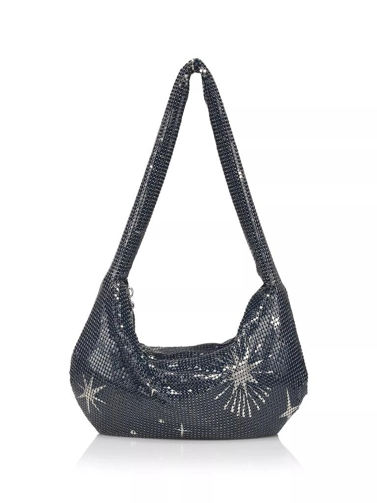 Whiting & Davis Diana Star Small Mesh Shoulder Bag 1
