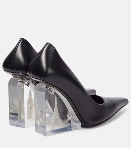 Jimmy Choo x Jean Paul Gaultier leather wedge pumps 3