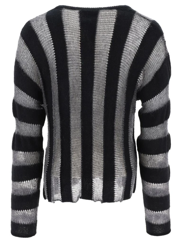 Brain Dead Brain Dead Fuzzy Threadbare Striped Jumper 2