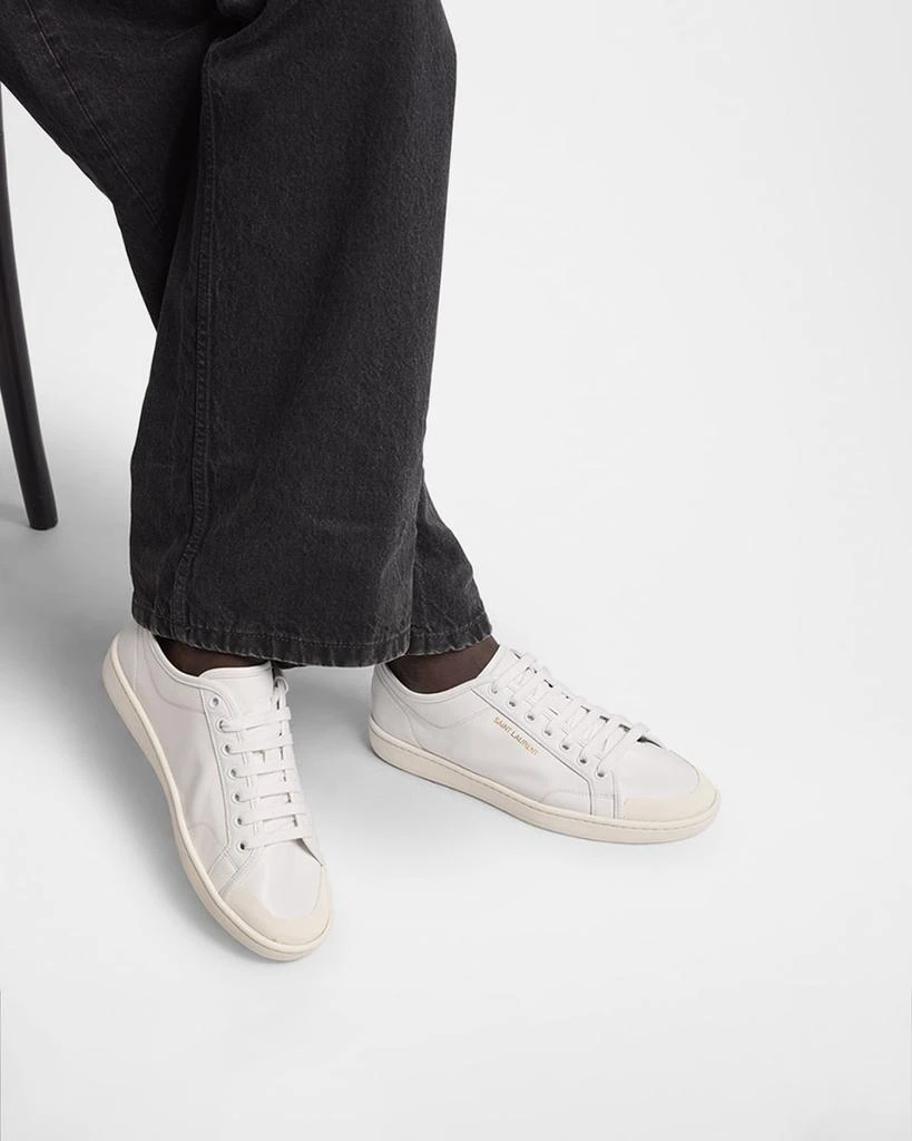 Yves Saint Laurent Gym Leather Low-Top Sneakers 2