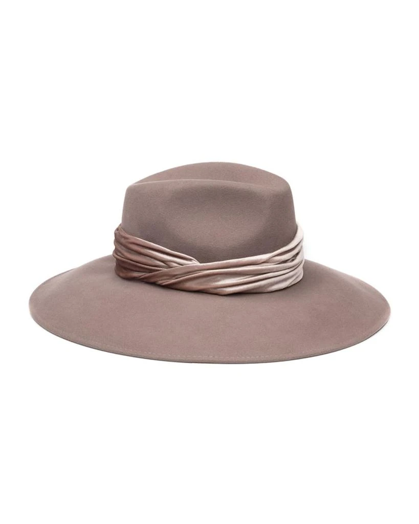 Eugenia Kim Emmanuelle Wool Wide Brim Fedora Hat 1