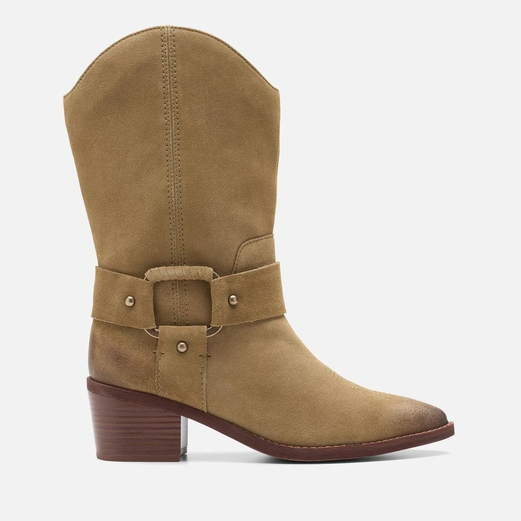 Clarks Clarks Women's Morzine Rise Suede Western Boots 1
