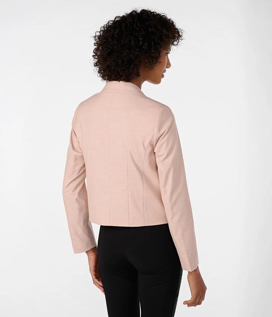 Karl Lagerfeld Paris SLUB TWILL DOUBLE BREASTED CROPPED BLAZER 2