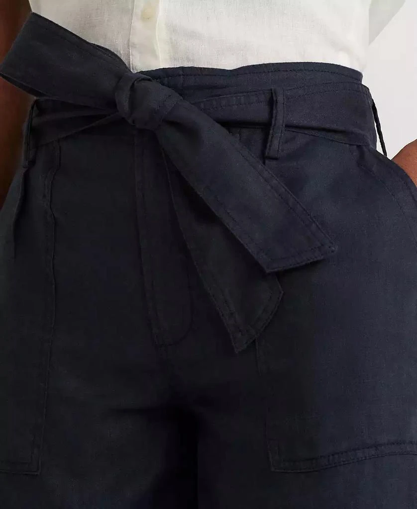 Ralph Lauren Belted Linen Shorts 4