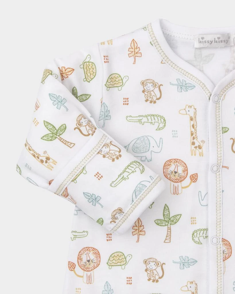 Kissy Kissy Boy's Jungle Adventure Convertible Gown & Hat Set, Size Newborn-S 4