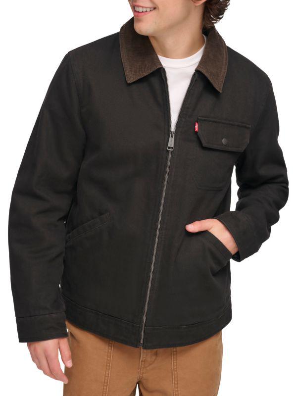 Levi's Corduroy Collar Canvas Cotton Depot Jacket