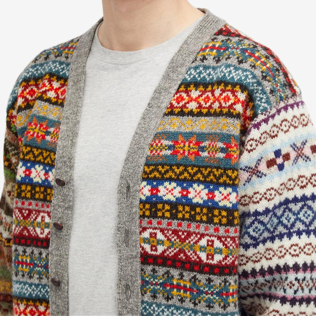 Jamison's shetland knit カーディガン Shop Jamieson's of Shetland Fair Isle V-Neck Cardigan on
