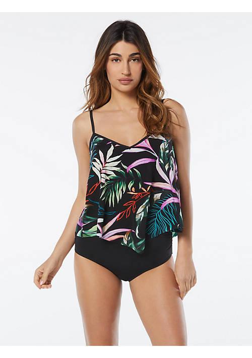 Carmen Marc Valvo Marc Valvo Carmen Marc Valvo Scarf Tankini Top   Organic Bloom