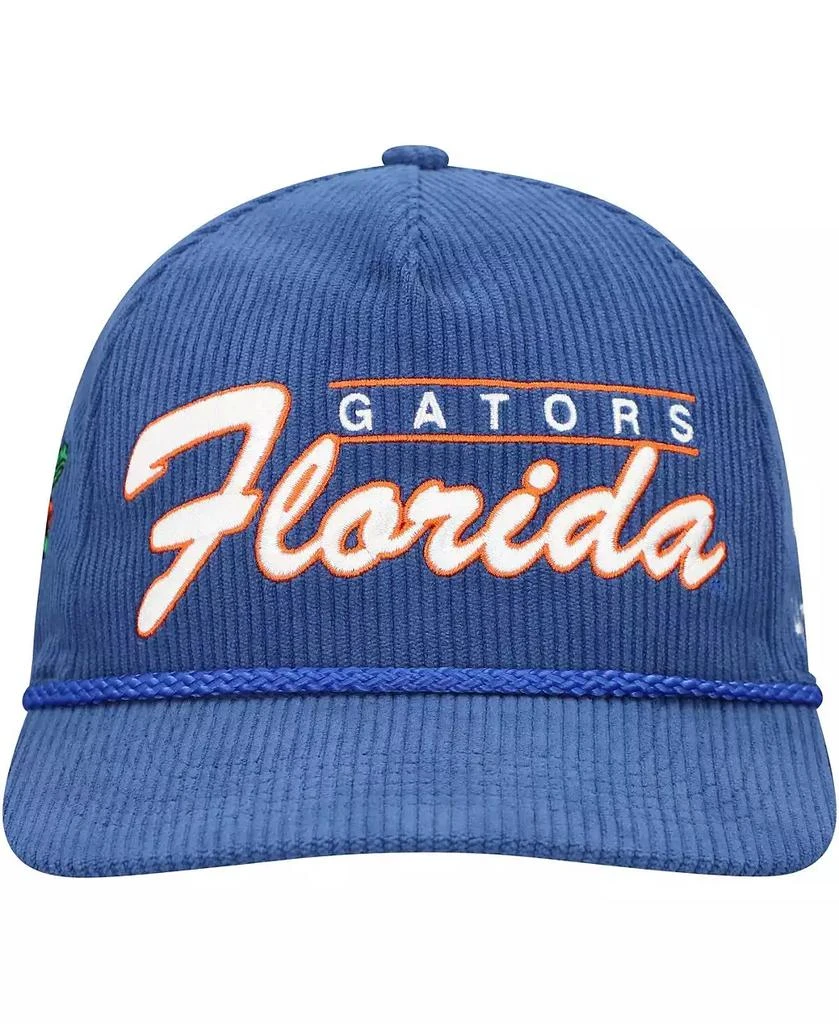 47 Brand Men's Royal Florida Gators Gridiron Double Header Hitch Adjustable Hat 2