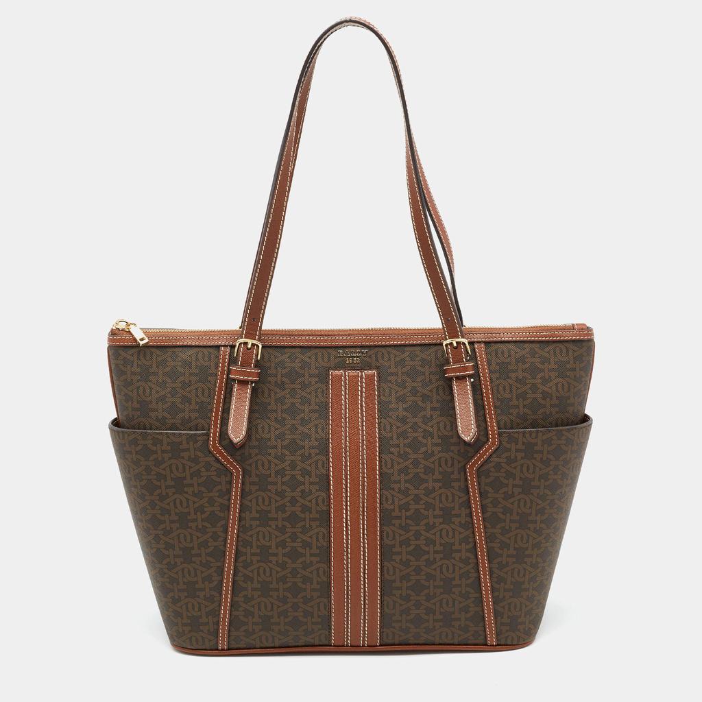 Bally Bally Brown Printed Coated Canvas and Leather Damirah Tote