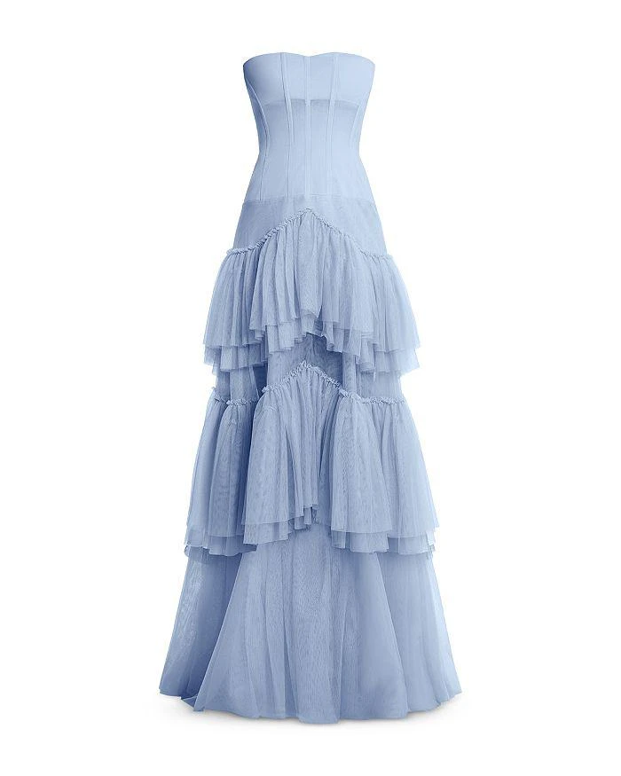 BCBG BCBG Strapless Corset Gown 3