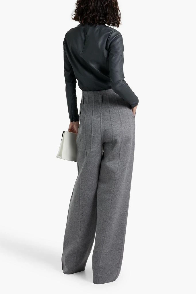 Peter Do Wool and cashmere-blend felt wide-leg pants 3