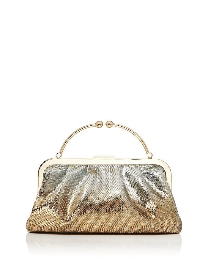 Strathberry Frame Clutch Degrade Sequins, Wicked Silver/Gold - Exclusive 1