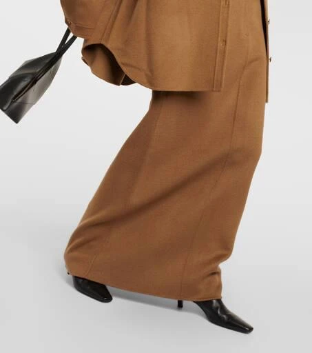 The Frankie Shop Malvo wool-blend maxi skirt 5