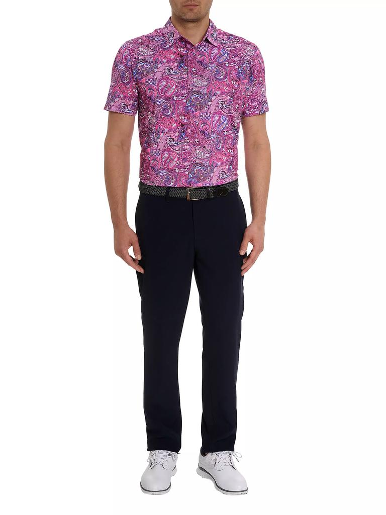 Robert Graham Paisley Polo Shirt