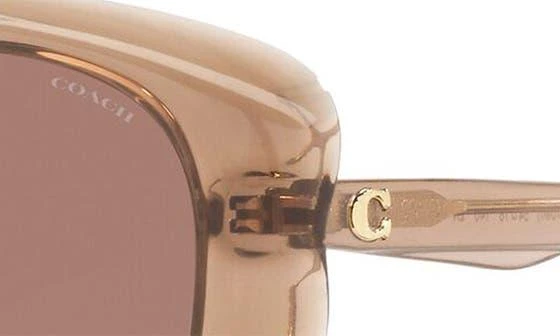 Coach 54mm Round Sunglasses 4