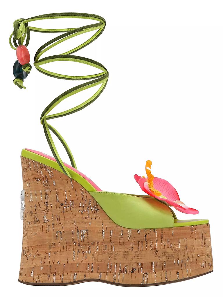 Naked Wolfe Sunflower Kid Suede Wedges