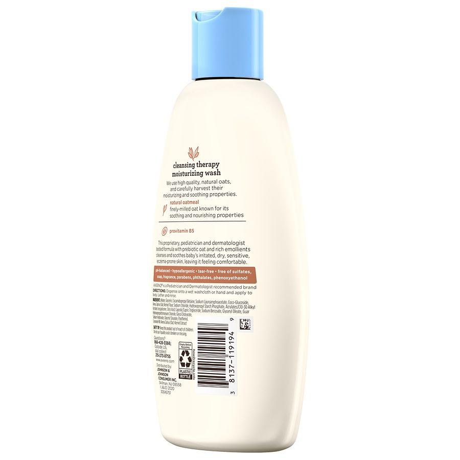 Aveeno Cleansing Therapy Moisturizing Wash, Natural Oatmeal