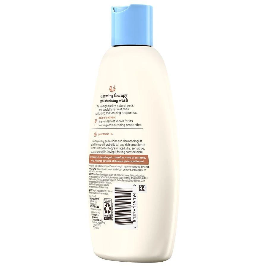 Aveeno Cleansing Therapy Moisturizing Wash, Natural Oatmeal 2